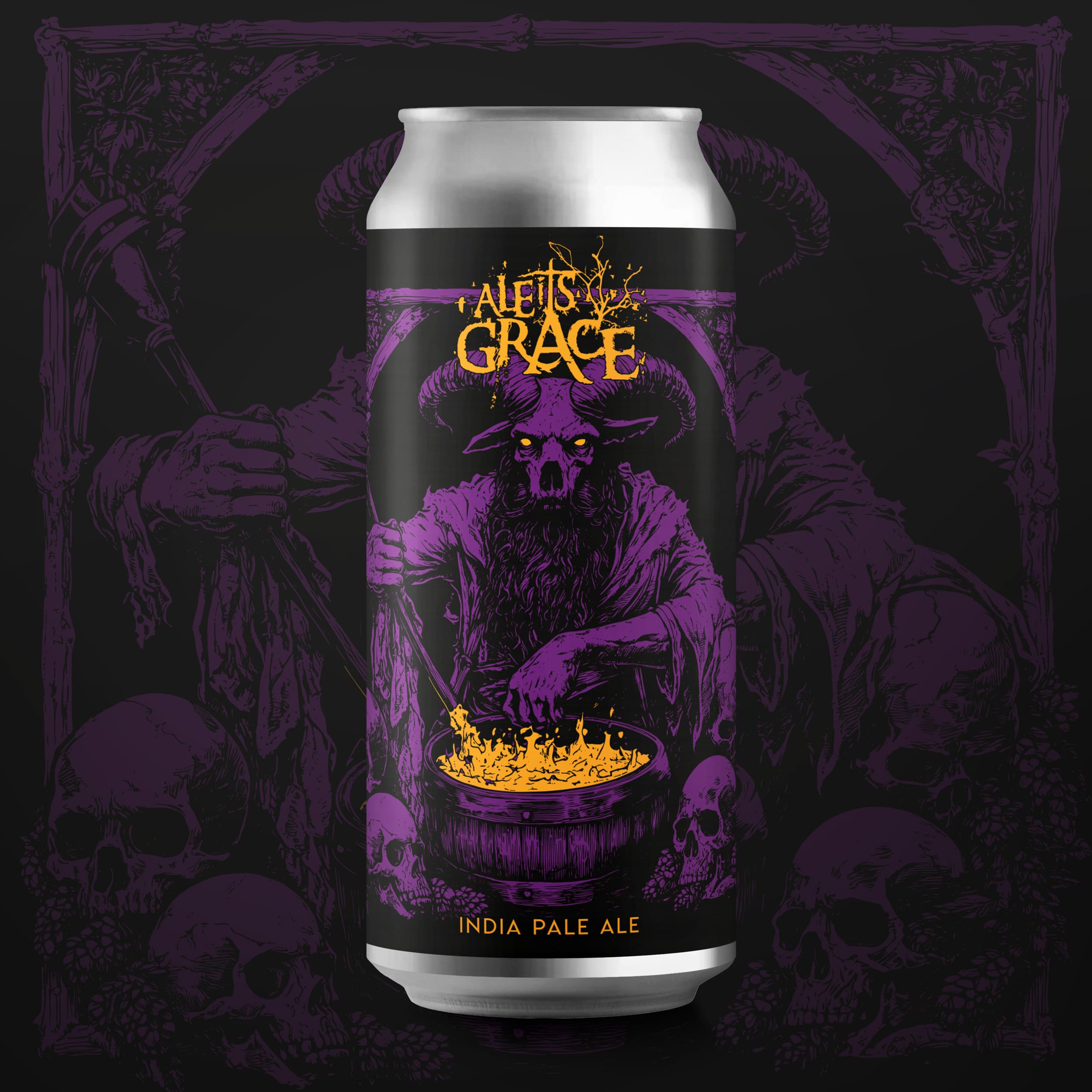 Brewing Demon IPA & Shirt Design