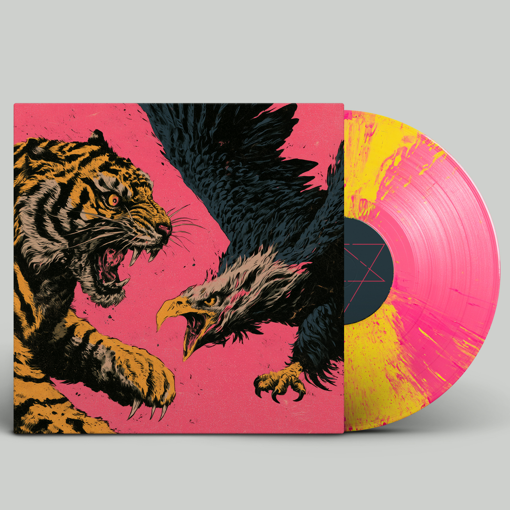 Tiger & Eagle Vinyl design