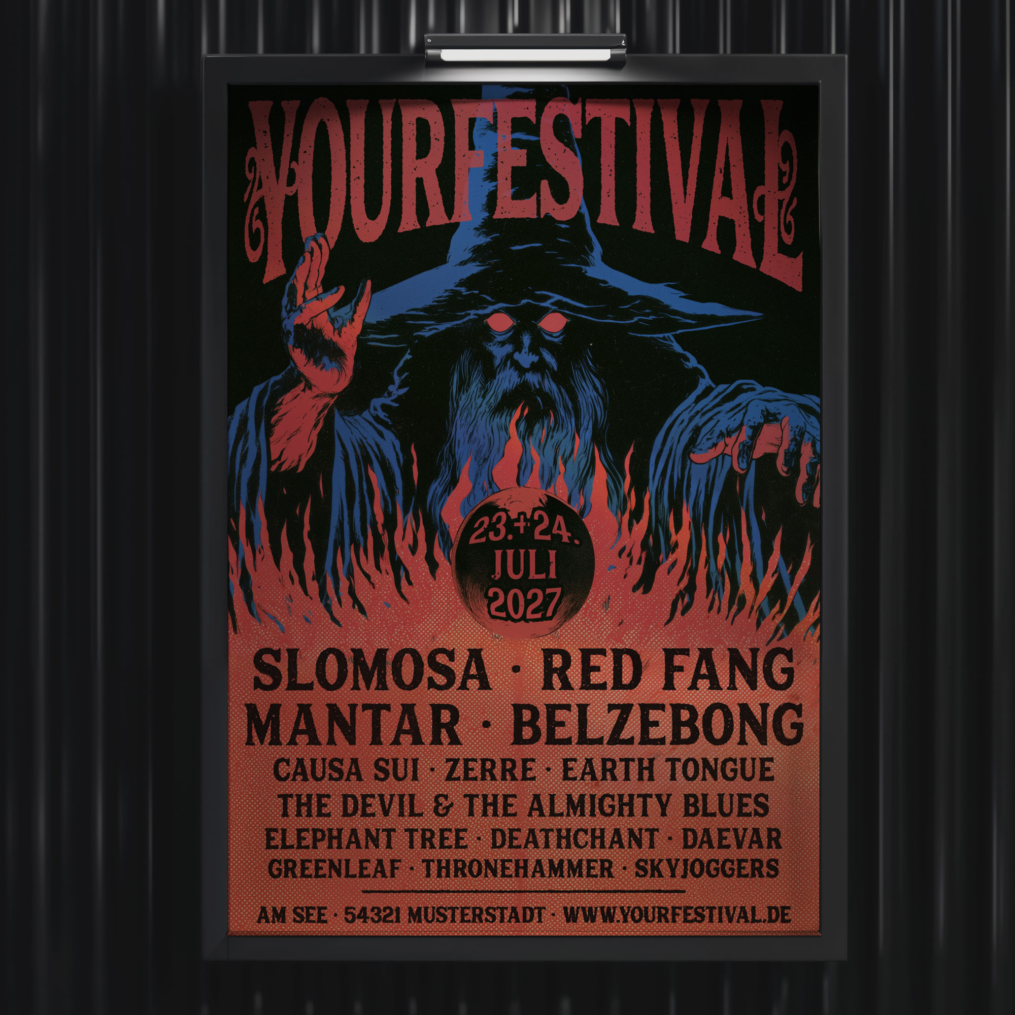 Sorcerer festival poster design